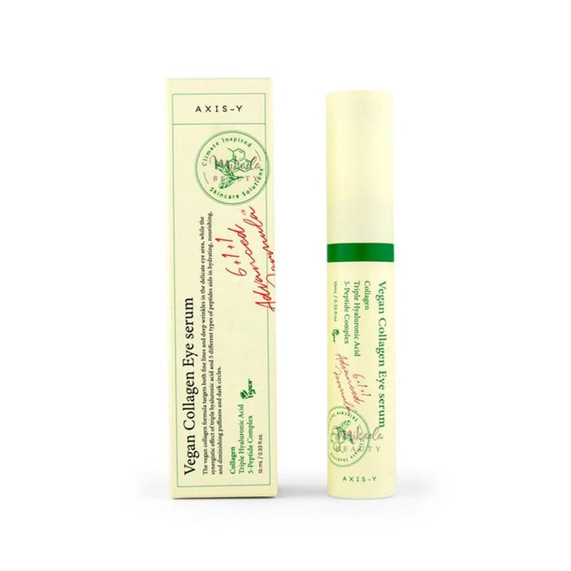 AXIS-Y Vegan Collagen Eye Serum 10ml - سيروم أكسيس-واي للعين بالكولاجين النباتي لمكافحة التجاعيد والانتفاخات | Lumella