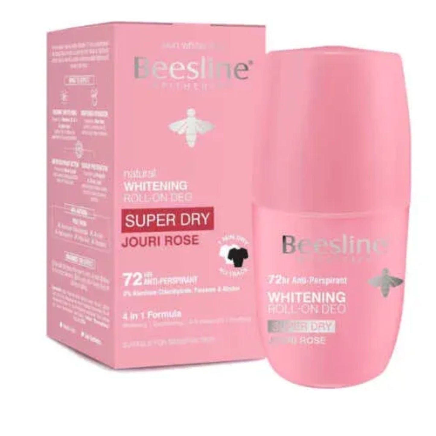 Beesline Whitening Roll-On Deodorant 50ml for underarm brightening