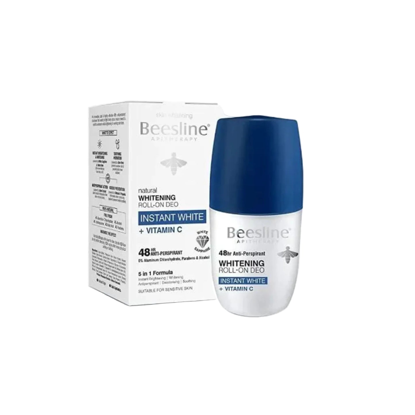 Beesline Whitening Roll-On 50ml for underarm brightening