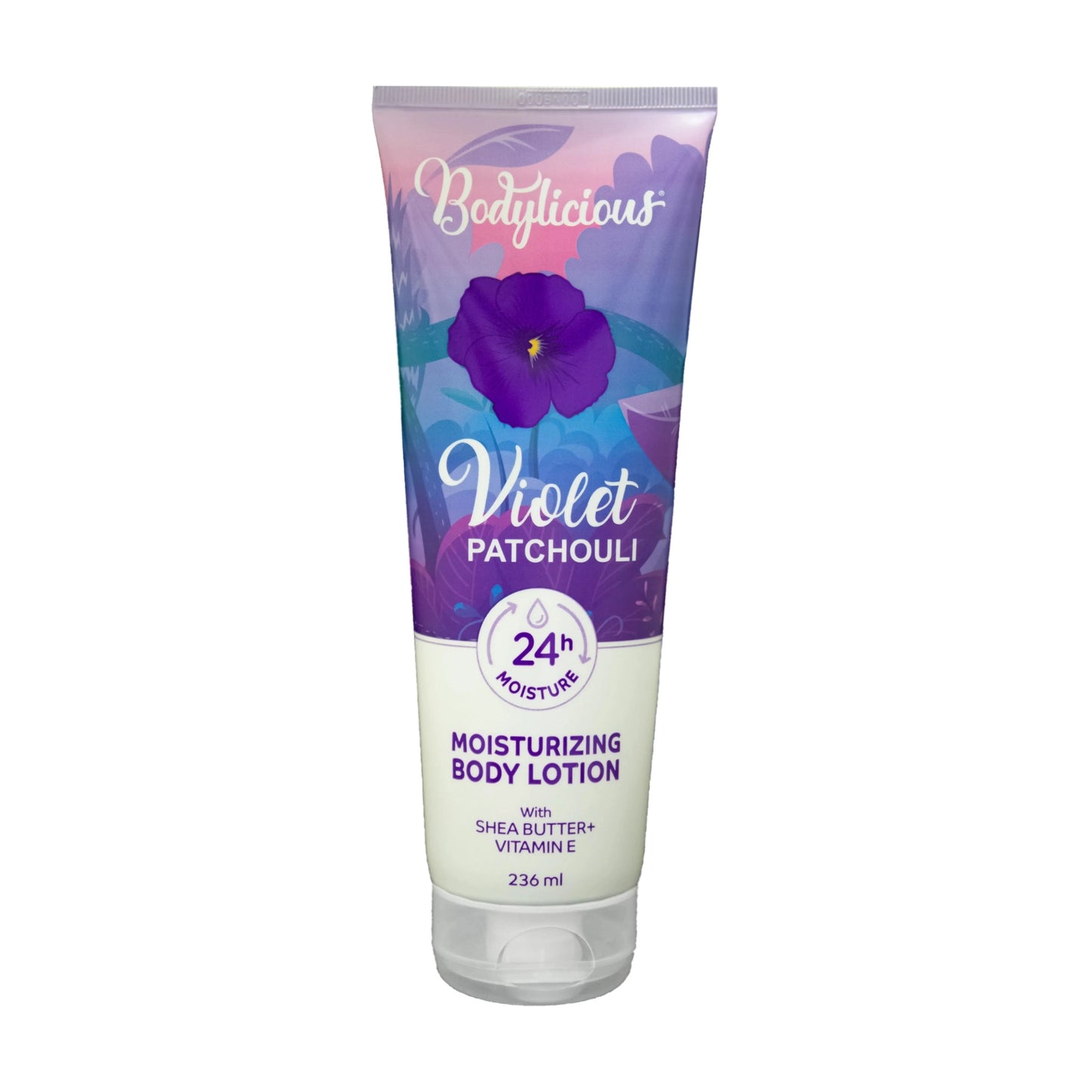 Bodylicious Violet Patchouli Body Lotion 236ml for skin hydration