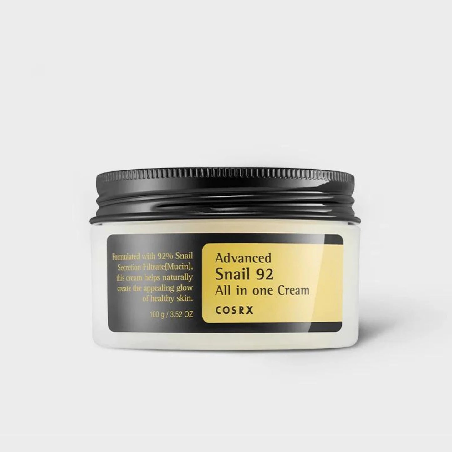 COSRX Advanced Snail 92 All In One Cream 100ml - كريم كوسركس الشامل بخلاصة الحلزون 92% للترطيب والإصلاح | Lumella