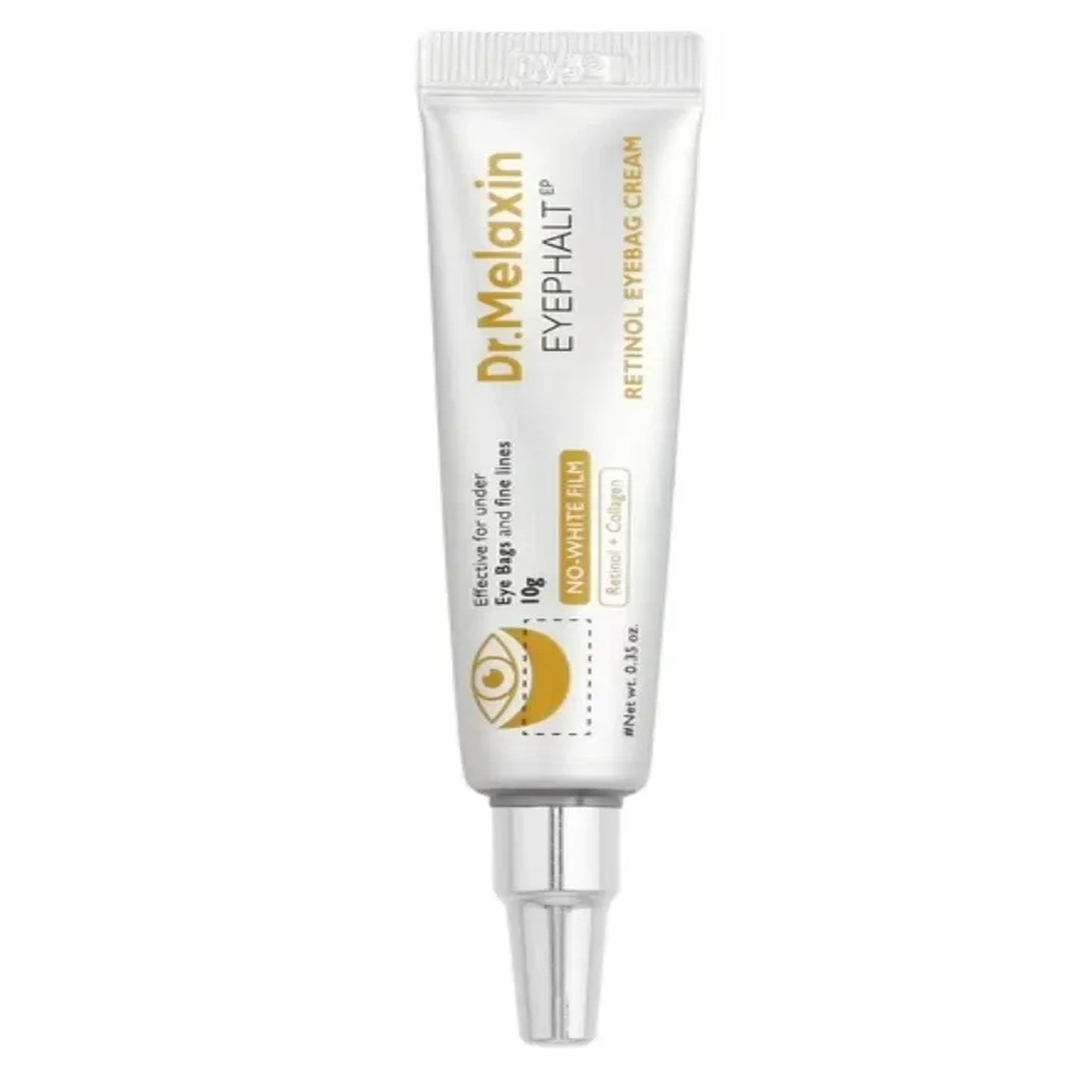 Dr. Meladrin eye cream tube on a white background