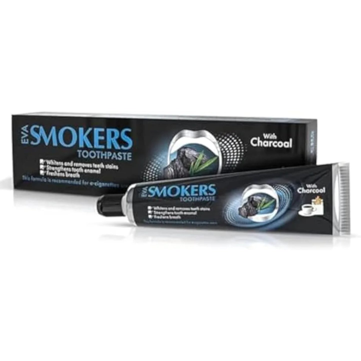 Eva Smokers Cleansing Toothpaste with Charcoal 50gm for teeth whitening
