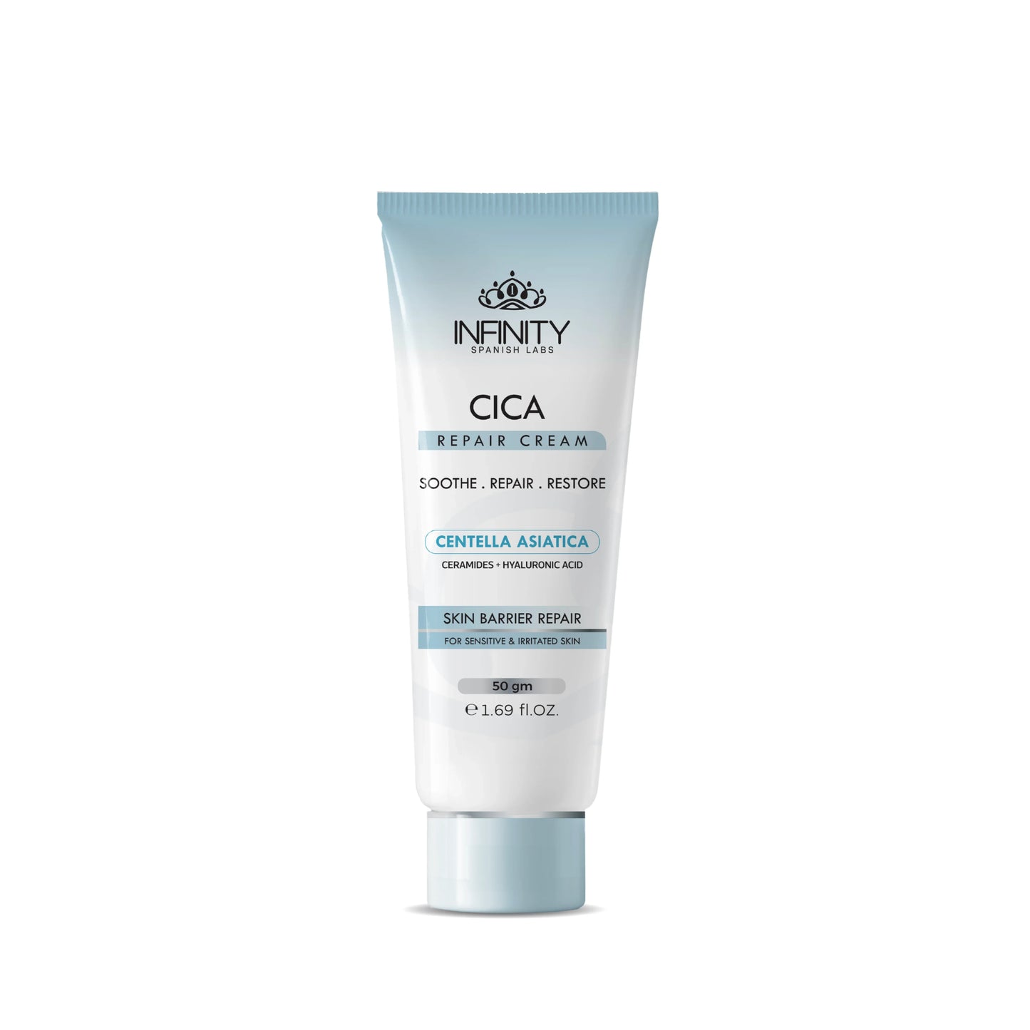 Infinity Cica Repair Cream 50gm for skin repair and soothing