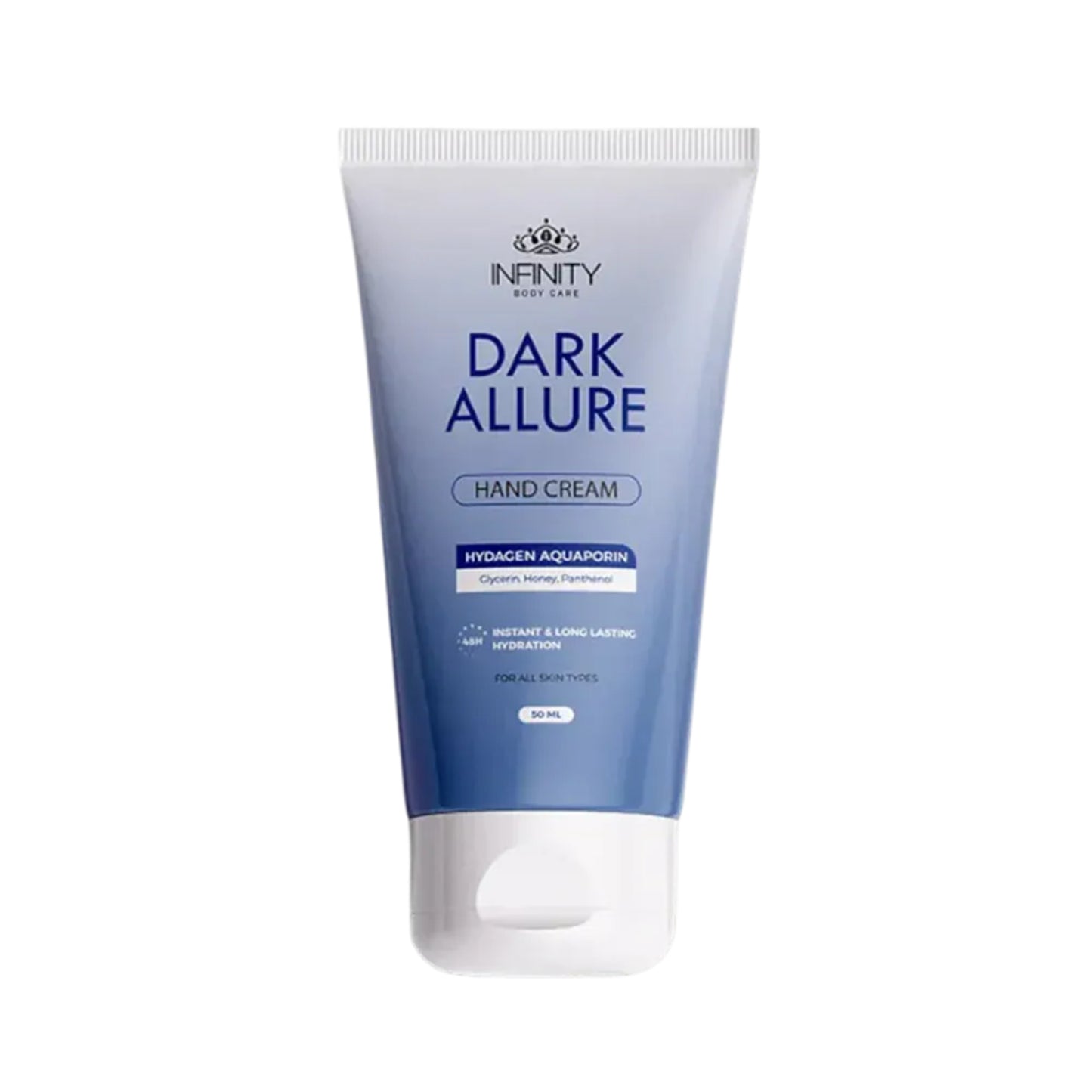Infinity Hand Cream Hydagen Dark Allure 50ml for intensive hand hydration