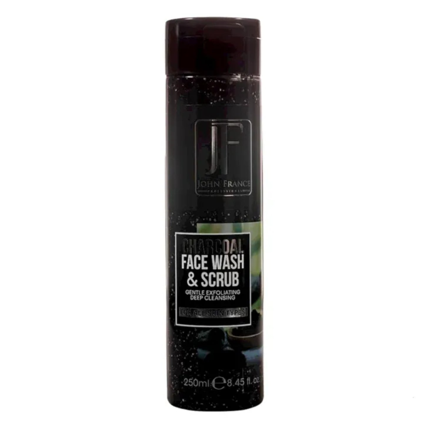 John France Face Wash Charcoal & Scrub 250ml for deep cleansing