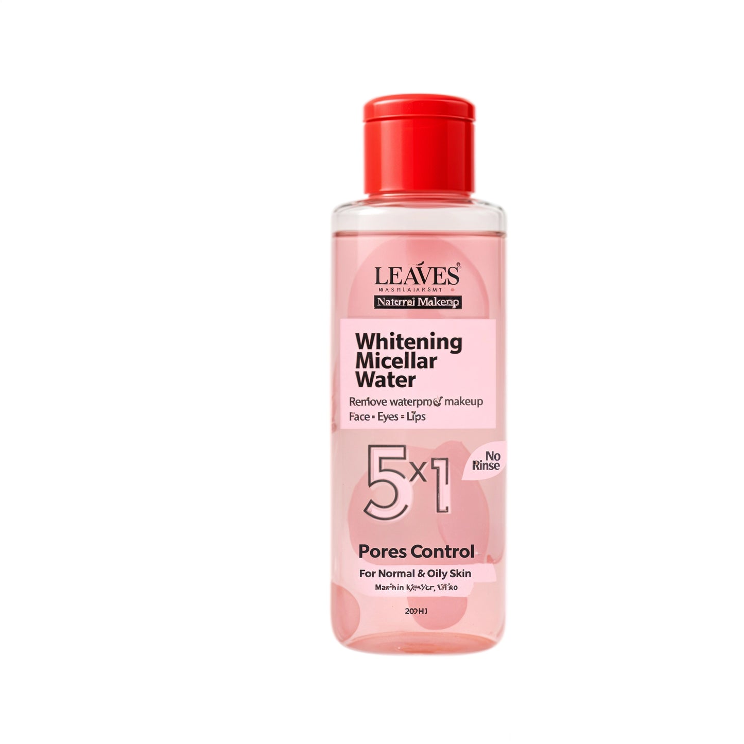 Leaves Whitening Micellar Water 200ml for pore control and brightening