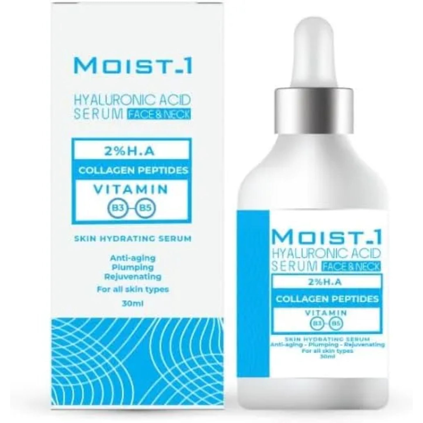 Moist-1 Hyaluronic Acid Serum 30ml for deep hydration