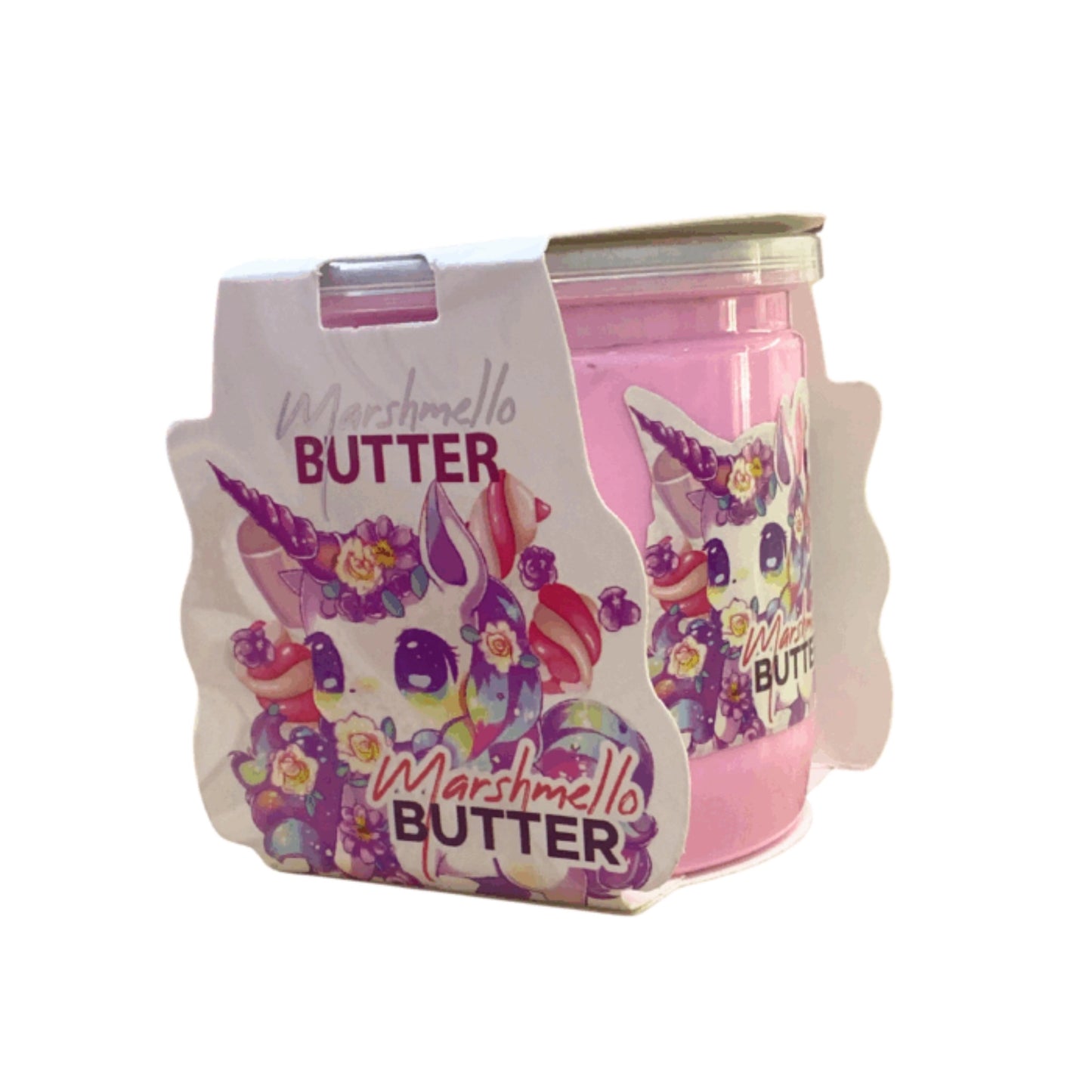 Marshmello Butter product with packaging on a white background