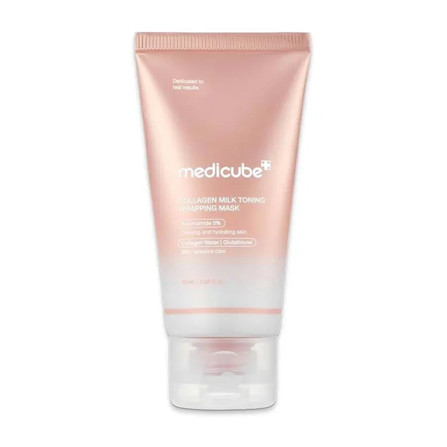 Medicube cream tube on a white background