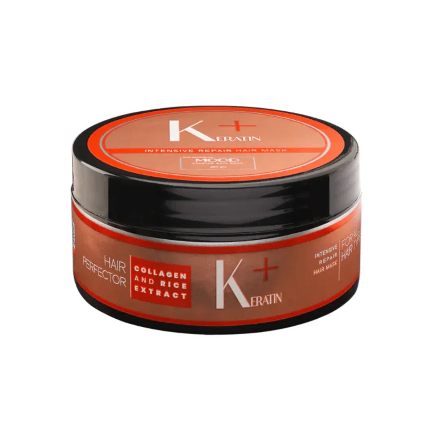 Mood Keratin Plus Intensive Repair Hair Mask 200ml for damaged hair restoration