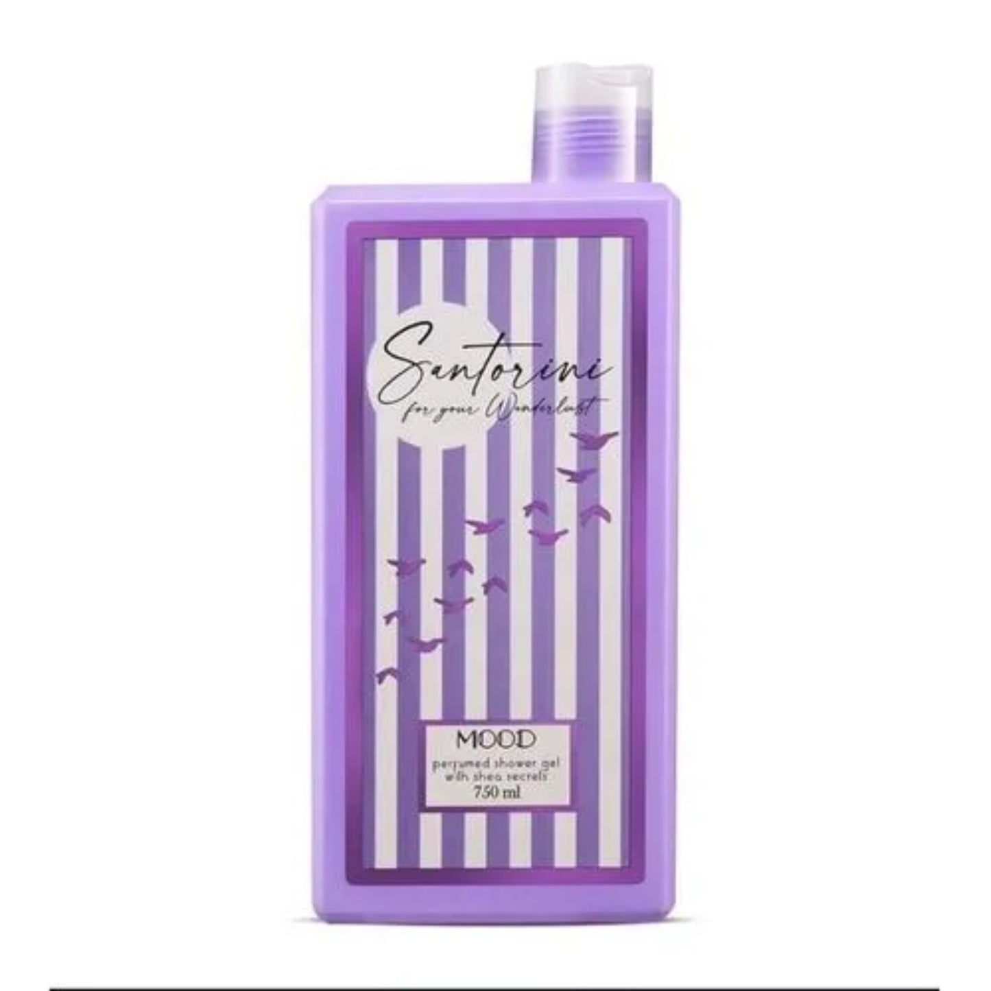 Mood Santorini Shower Gel with Shea Butter 750ml for body cleansing and hydration