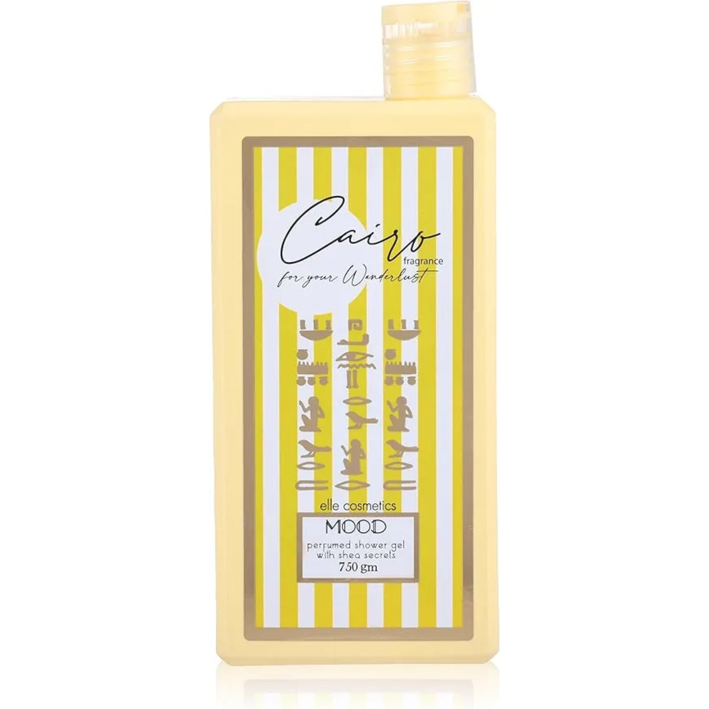 Mood Shower Gel Cairo Yellow 750ml for refreshing body cleansing