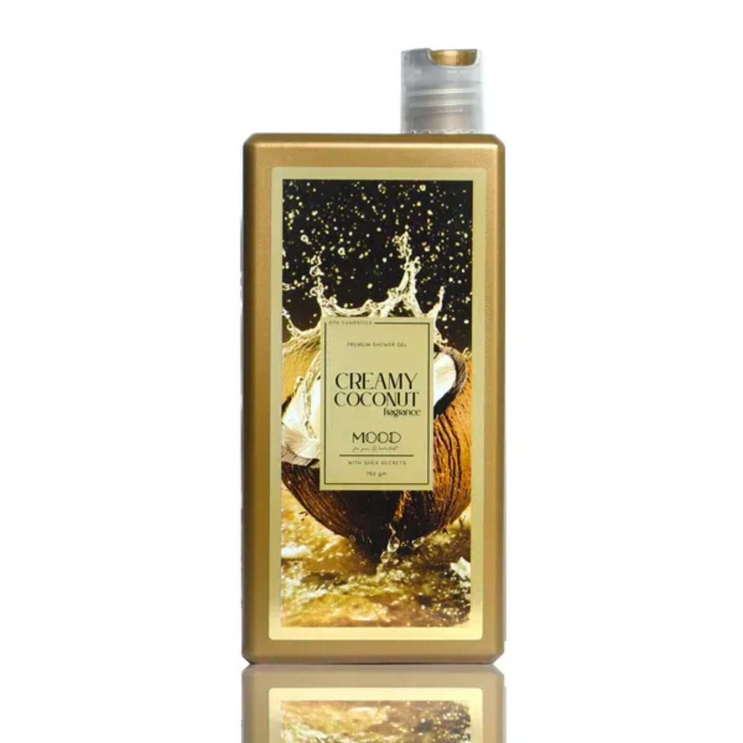 Mood Shower Gel Creamy Coconut 750ml for body cleansing and hydration