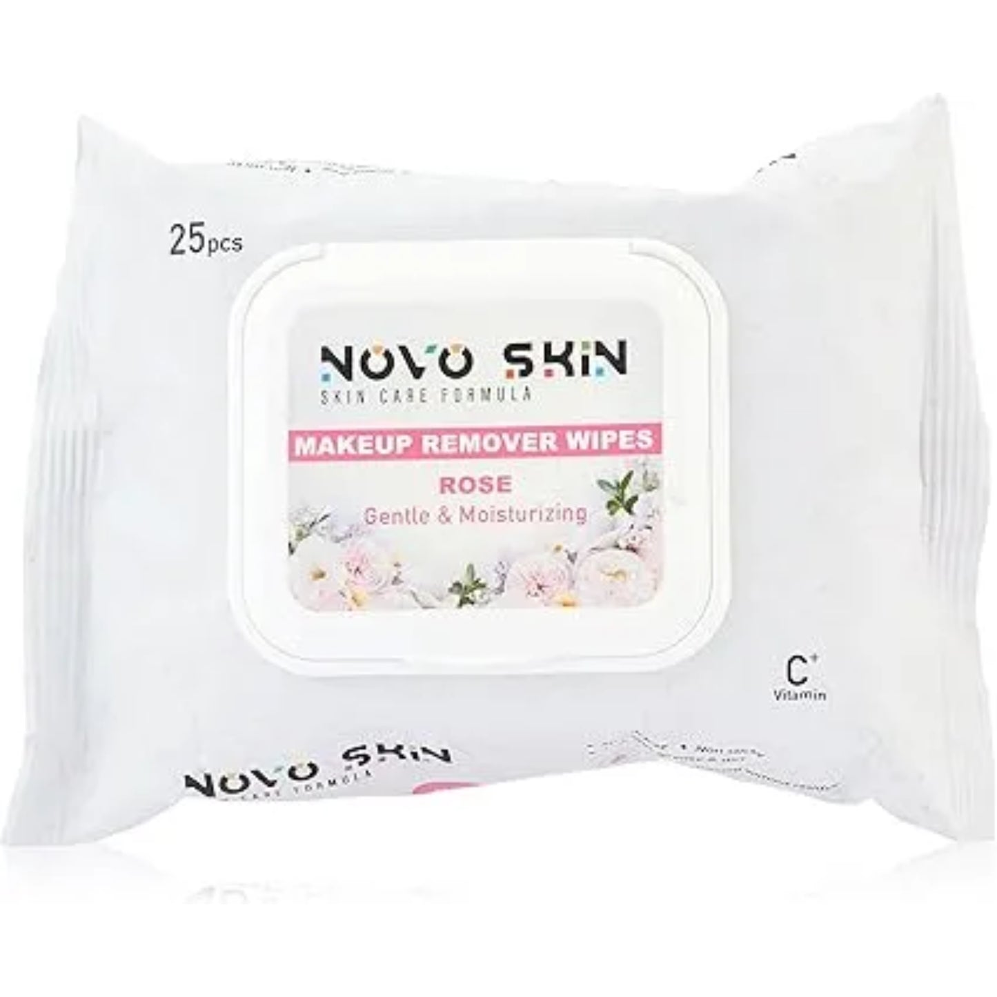 Novo Skin Makeup Remover Wet Wipes 25pcs for gentle cleansing