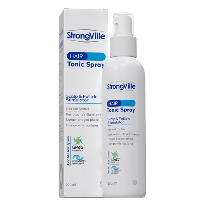 Strongville Hair Tonic Spray 220ml - تونيك سترونجفيل لعلاج تساقط الشعر وتقوية الجذور | Lumella