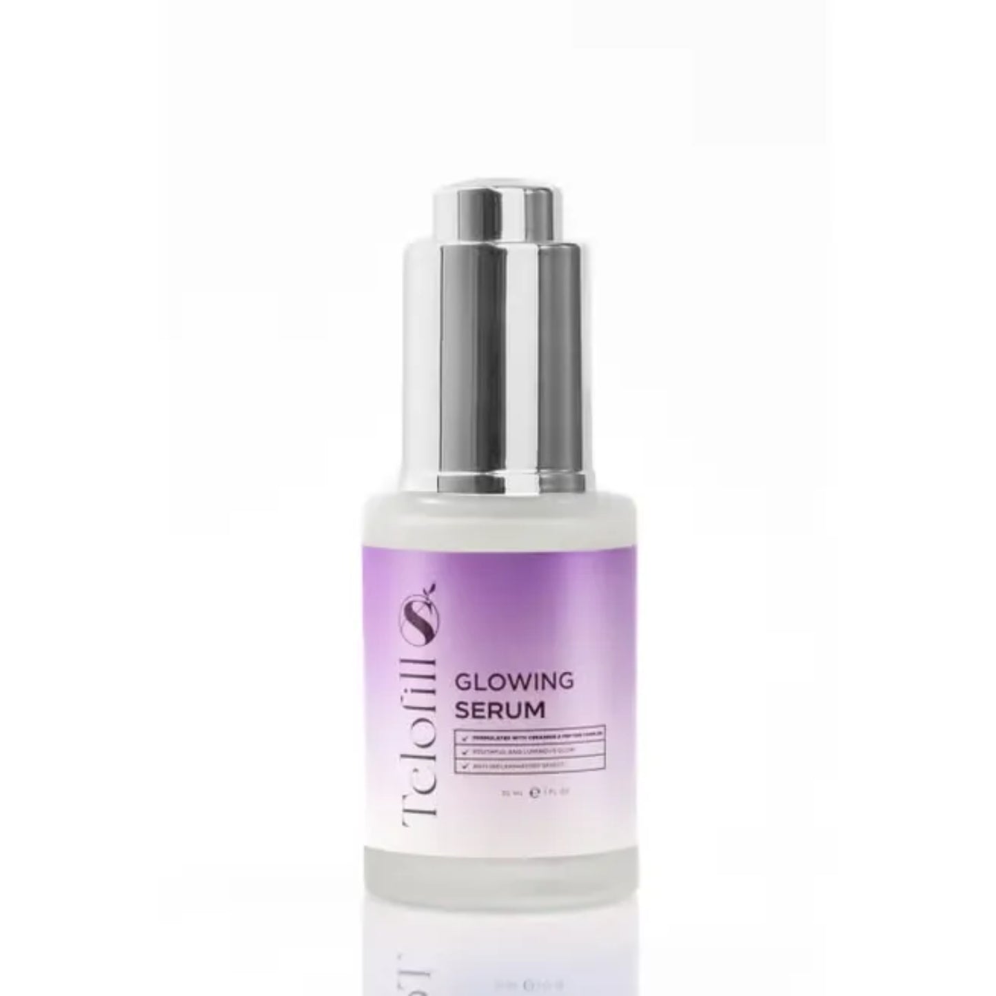 Telofill Glowing Serum 30ml for radiant skin