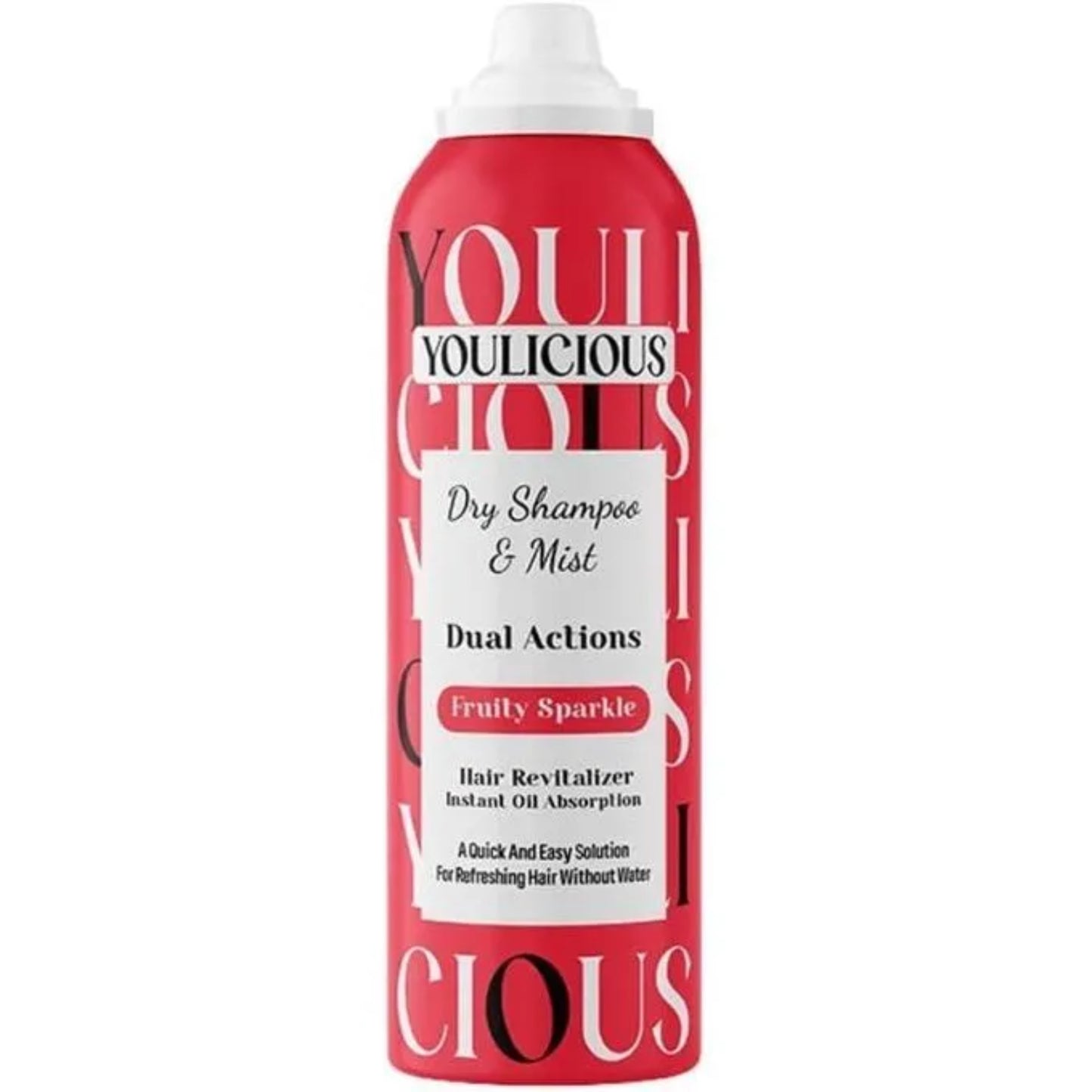 Youlicious Dry Shampoo & Hair Mist 200ml for fresh hair between washes