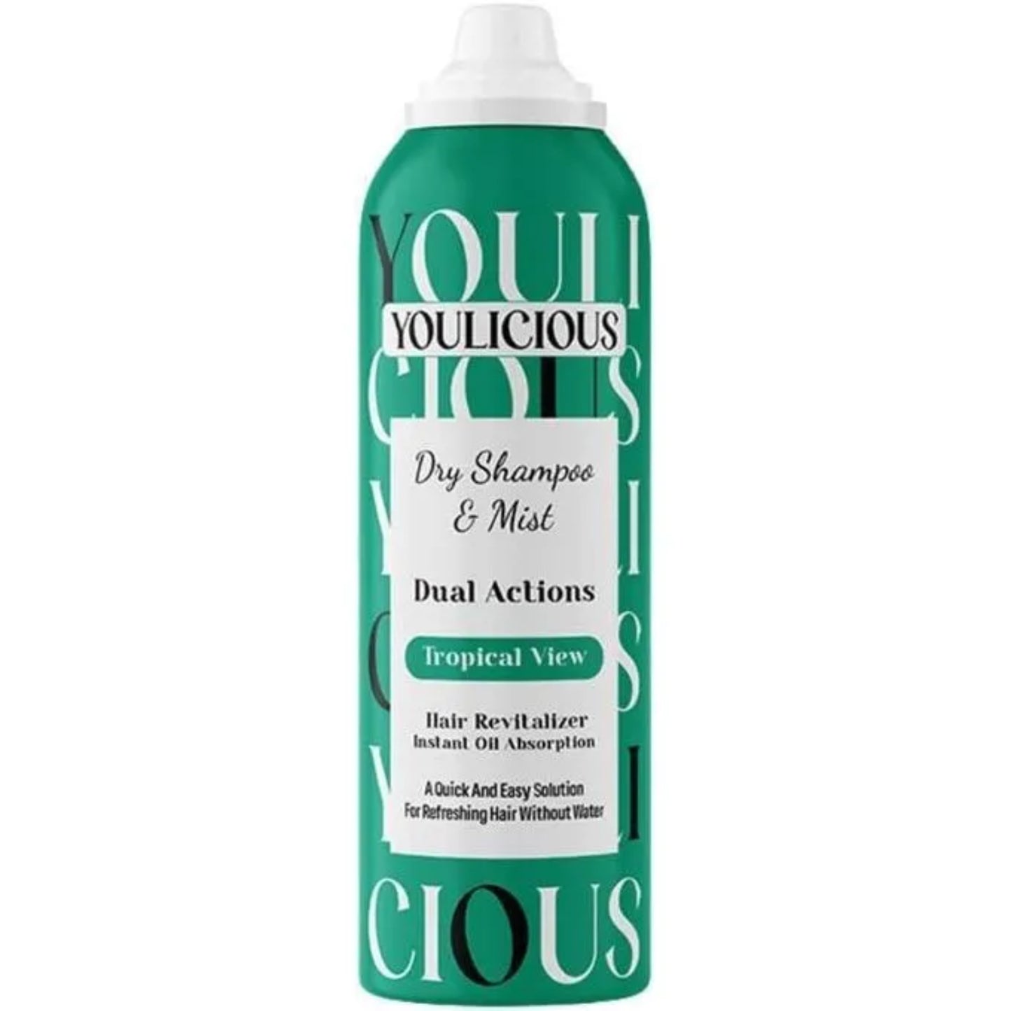 Youlicious Dry Shampoo Hair Mist 200ml for fresh hair between washes