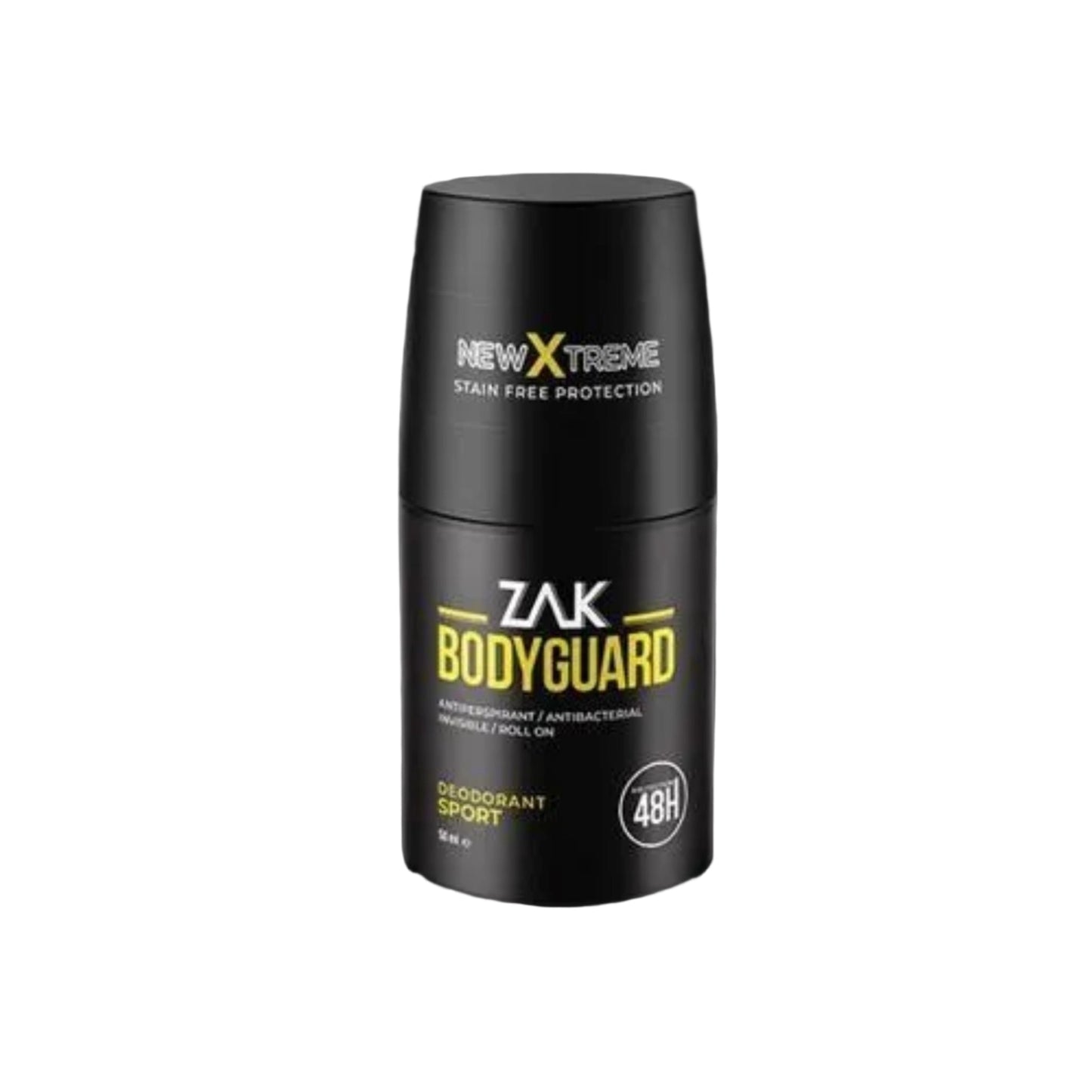 ZAK Bodyguard Sport Roll-On Deodorant 50ml for odor protection