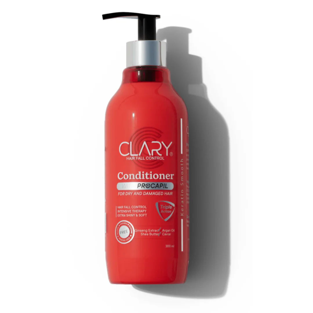 "Clary Hair Conditioner 300ml for softening, detangling, and strengthening hair"