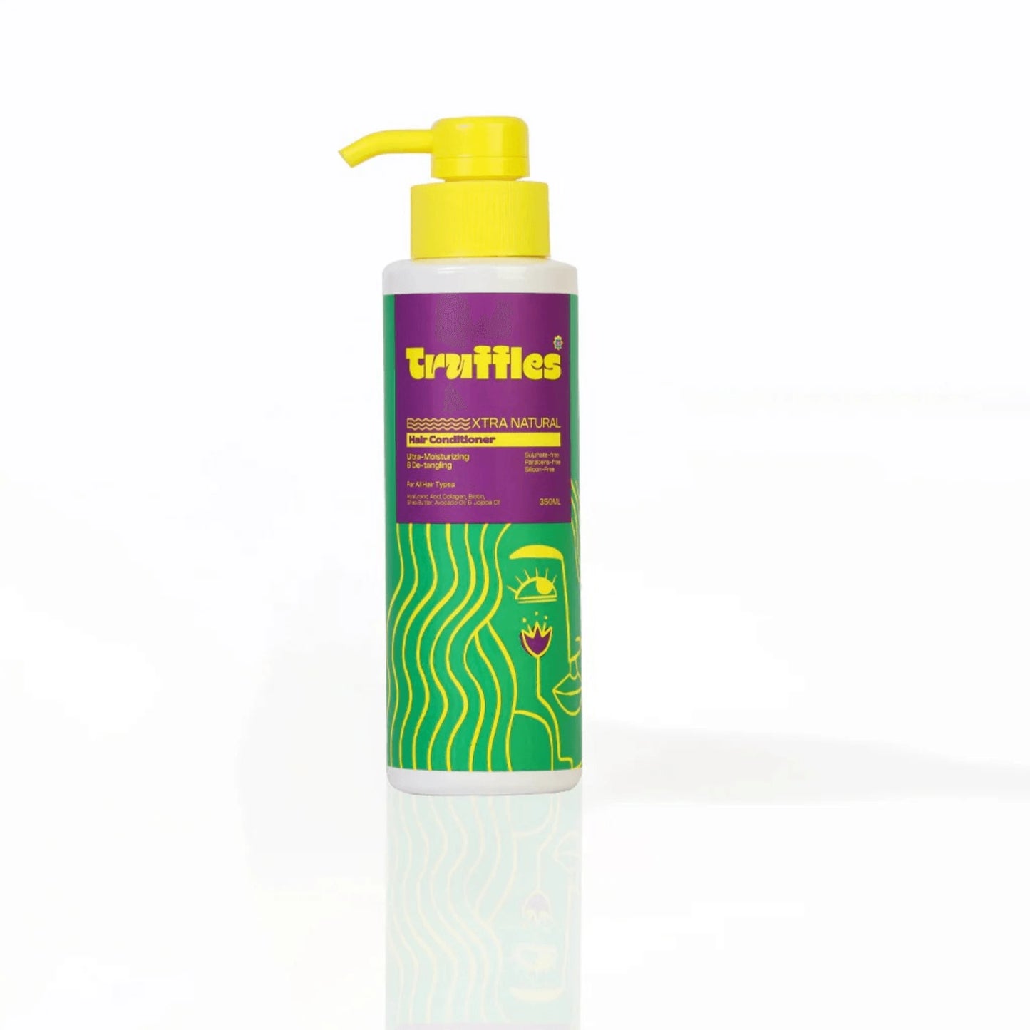 "Truffles Conditioner 350ml for softening, detangling, and strengthening hair"