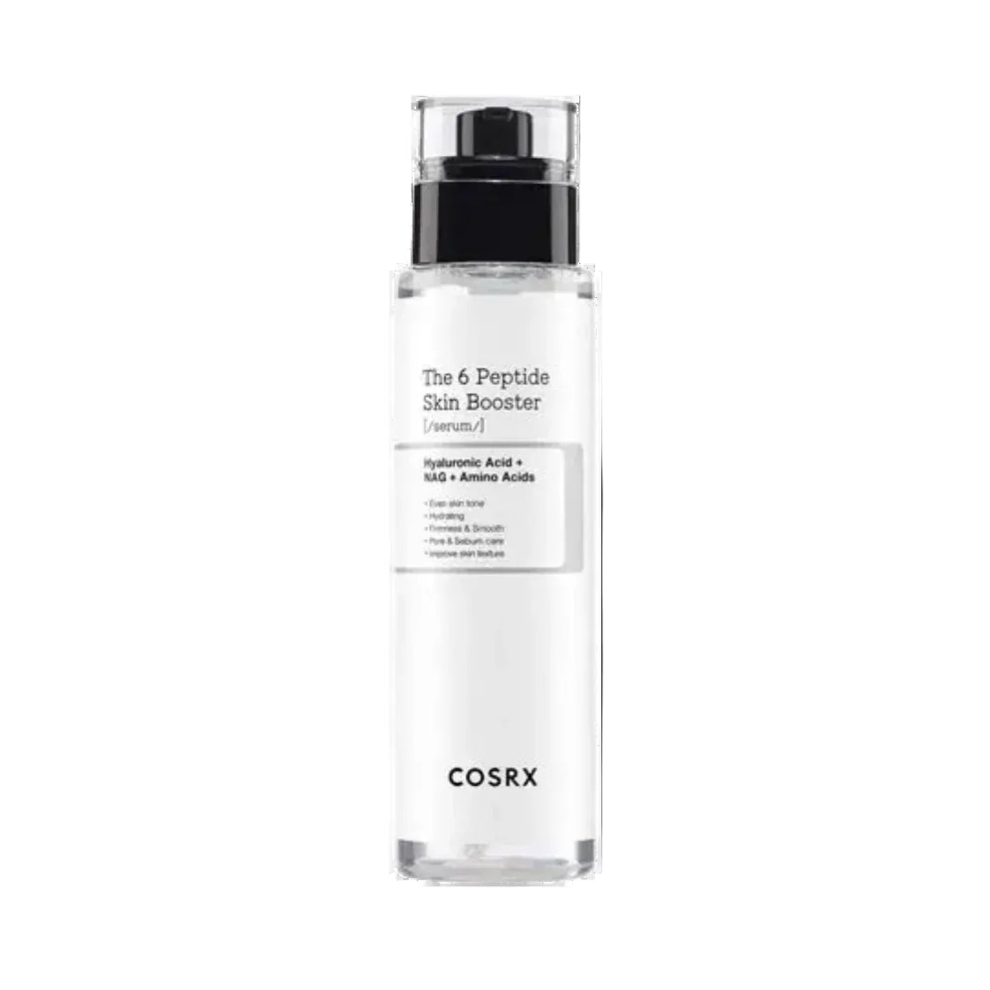 Cosrx skincare product bottle on a white background