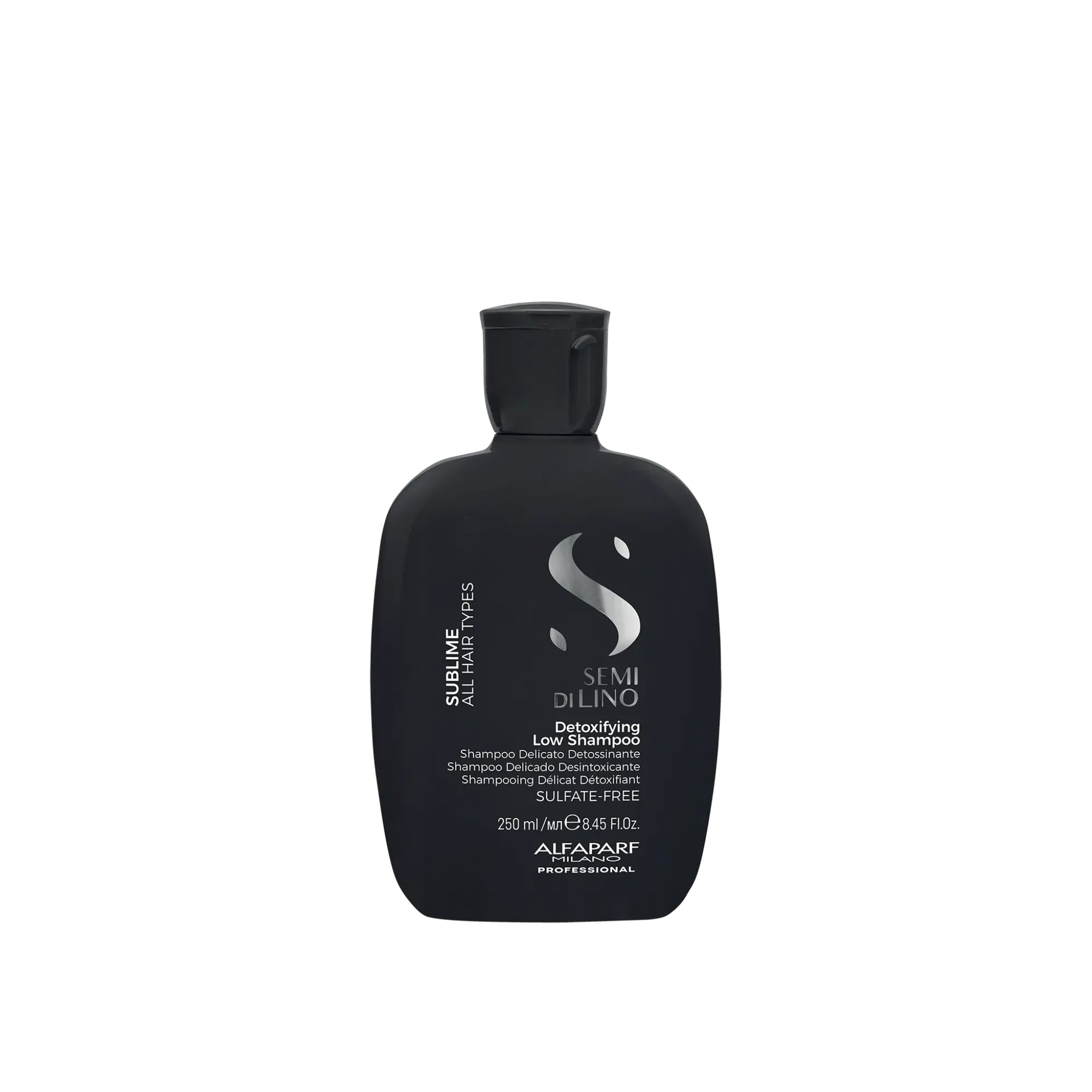 Alfaparf Semi Di Lino Sublime Detoxifying Low Shampoo 250ml for hair detoxification
