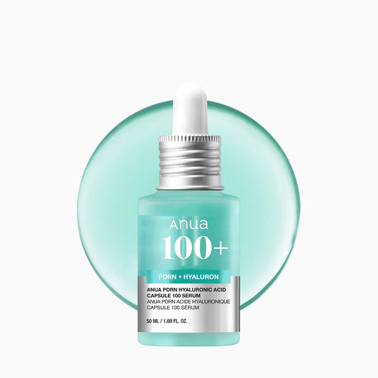 Anua PDRN Hyaluronic Acid Capsule 100 Serum 30ml - سيروم أنوا بكبسولات PDRN وحمض الهيالورونيك 100 للترطيب العميق وتجديد البشرة | Lumella
