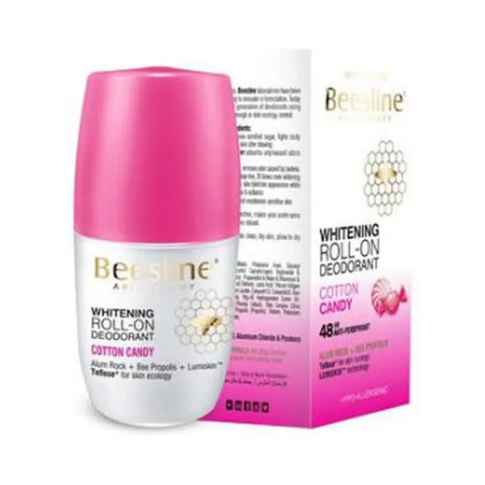 Beesline Whitening Roll-On Deodorant 50ml for underarm brightening
