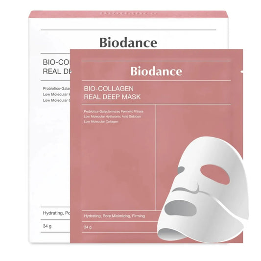 Biodance Bio-Collagen Real Deep Mask packaging on a white background