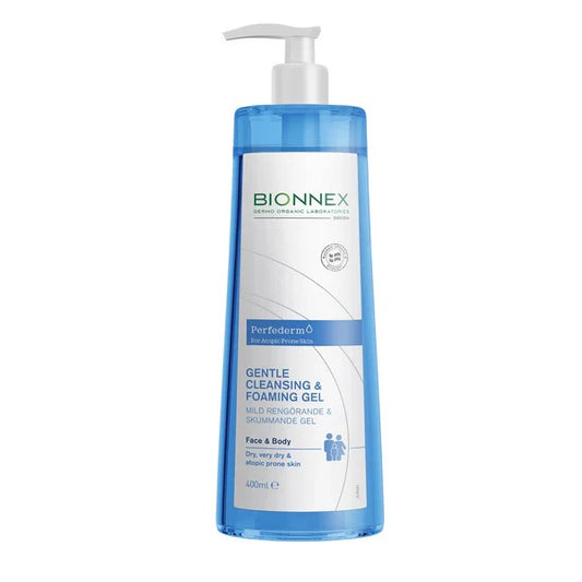 Bionnex Perfederm Cleansing Foaming Gel 400ml - جل بيونكس بيرفيديرم الرغوي لتنظيف عميق ولطيف للبشرة | Lumella
