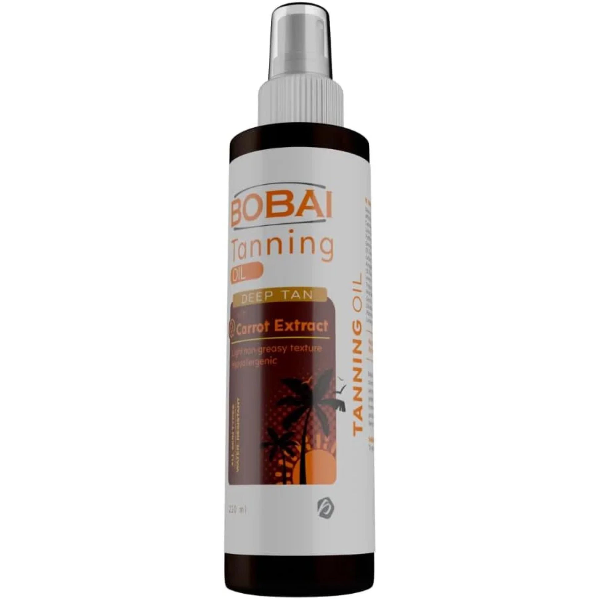 Bobai Tanning Oil 220ml for sun-kissed skin
