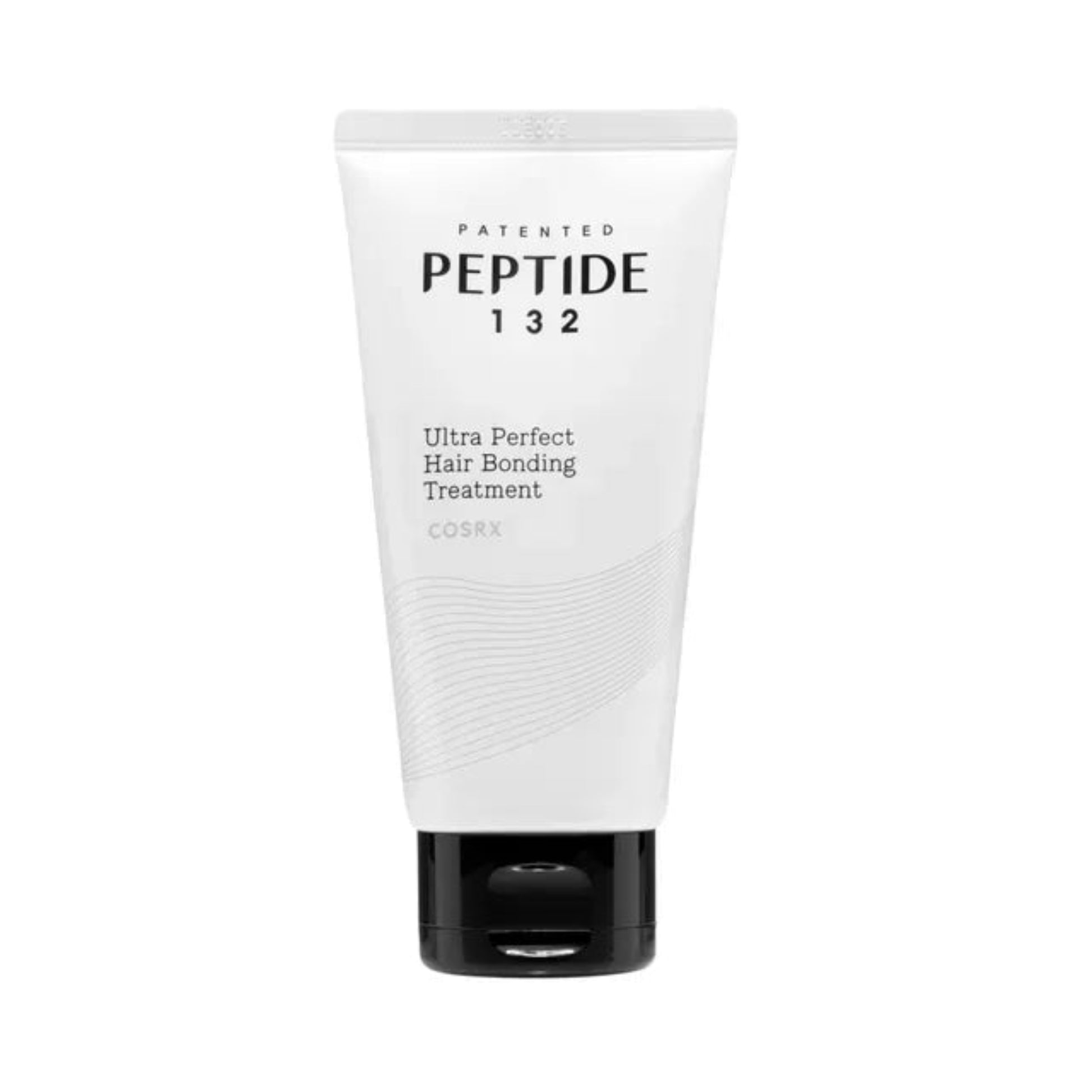 Tube of Cosrx Peptide 132 Ultra Perfect Hair Bonding Treatment on a white background