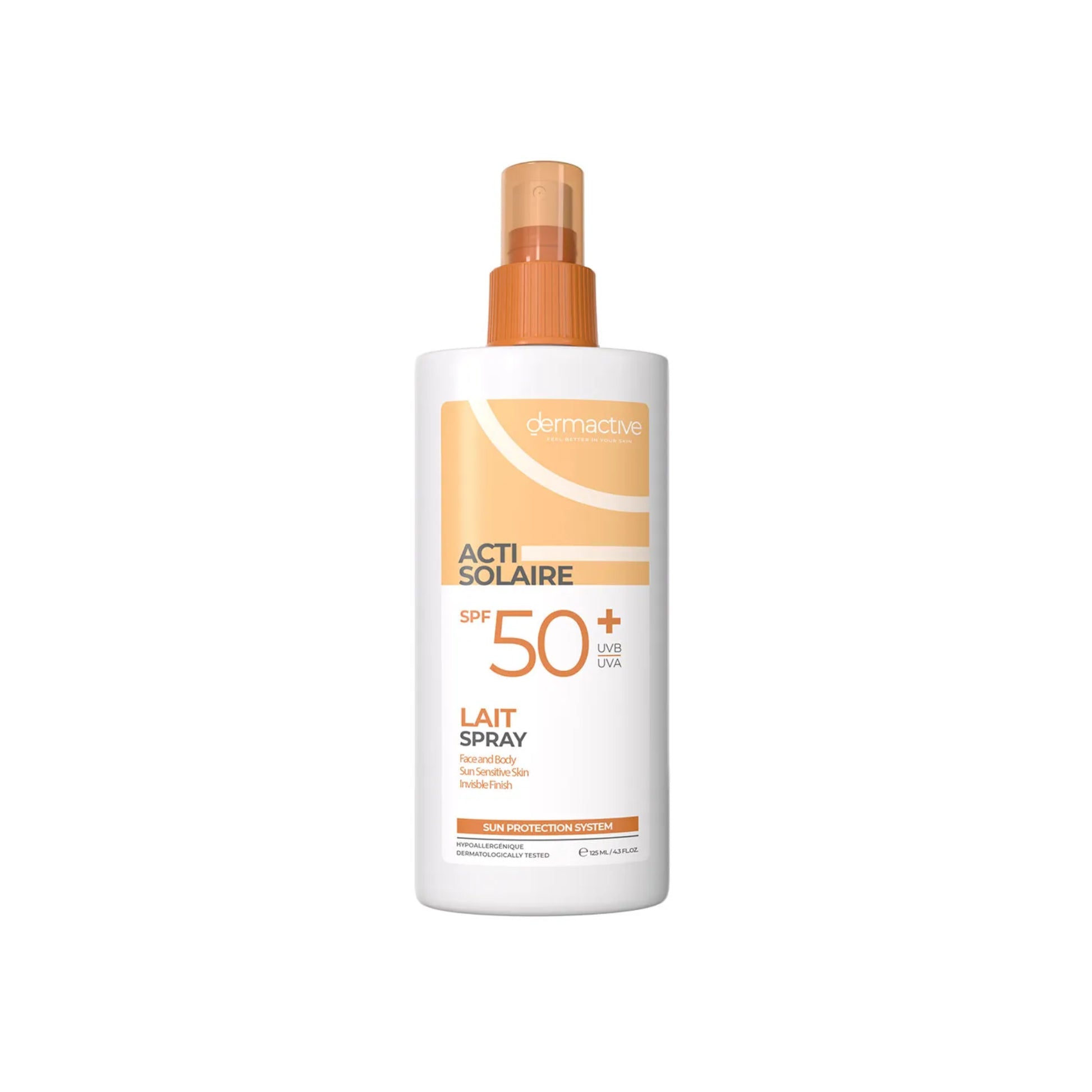 Dermactive Acti-Solaire SPF50 Lait Spray 125ml for sun protection
