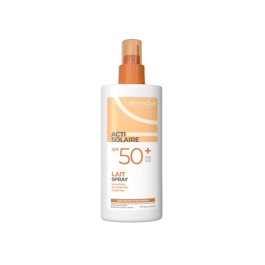 Dermactive Acti-Solaire SPF50 Lait Spray 125ml for sun protection
