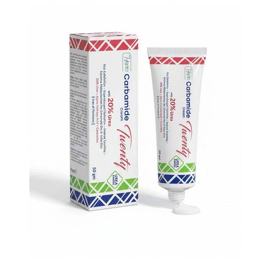 Hepta Carbamide Cream 20% Urea 50g for intensive moisturization
