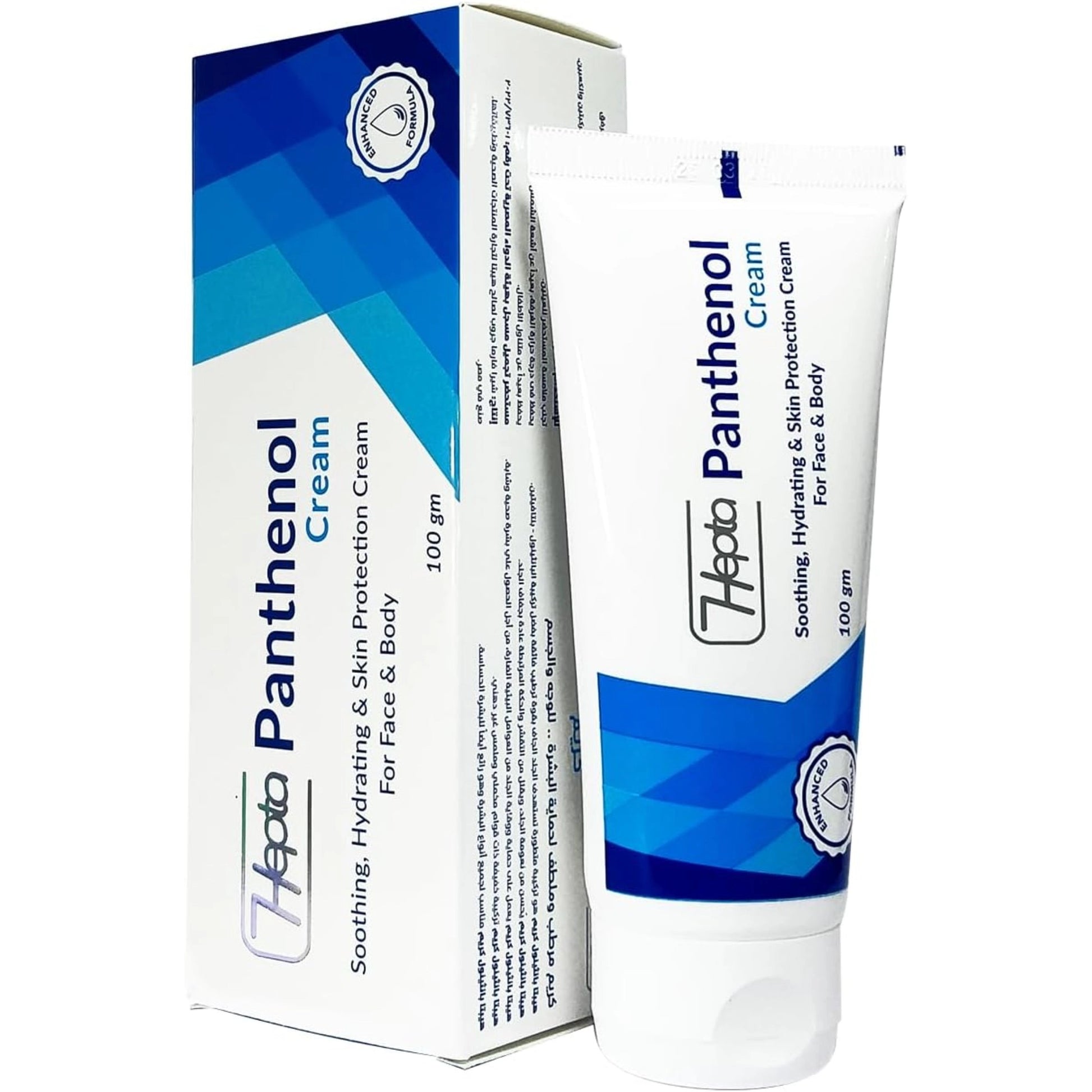 Hepta Panthenol Face & Body Cream 100ml for intensive repair
