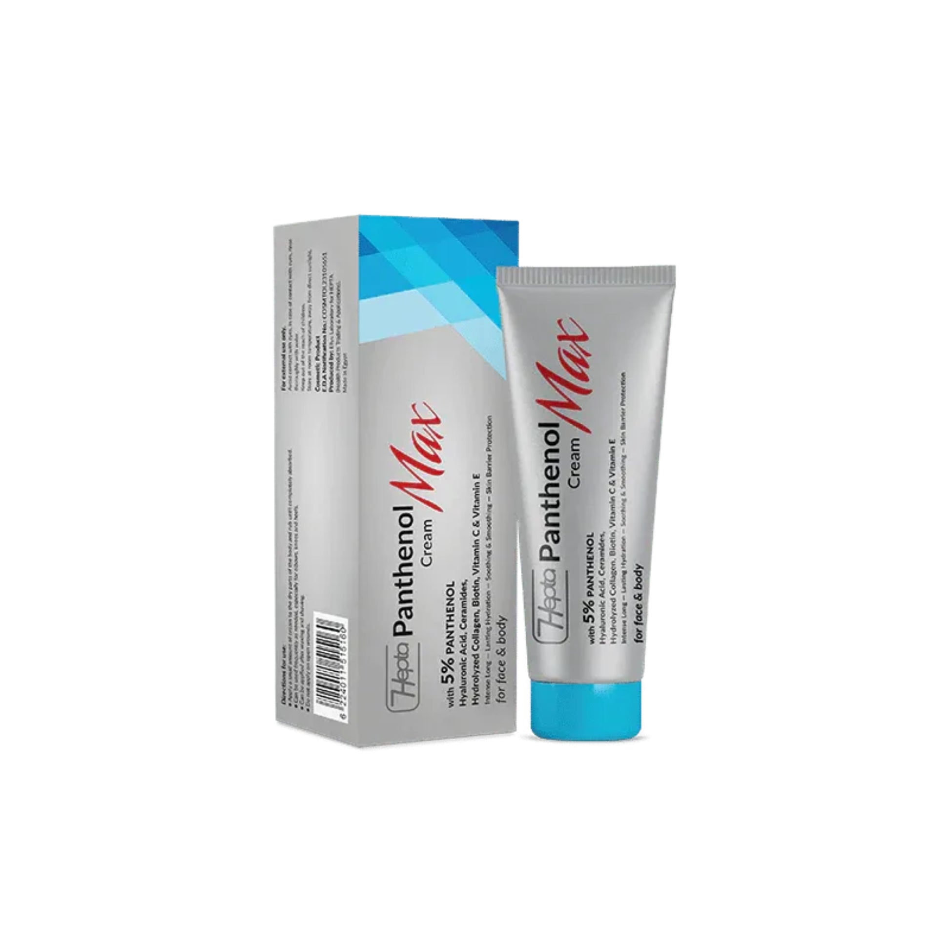 Hepta Panthenol Max Face & Body Cream 50ml for intensive repair
