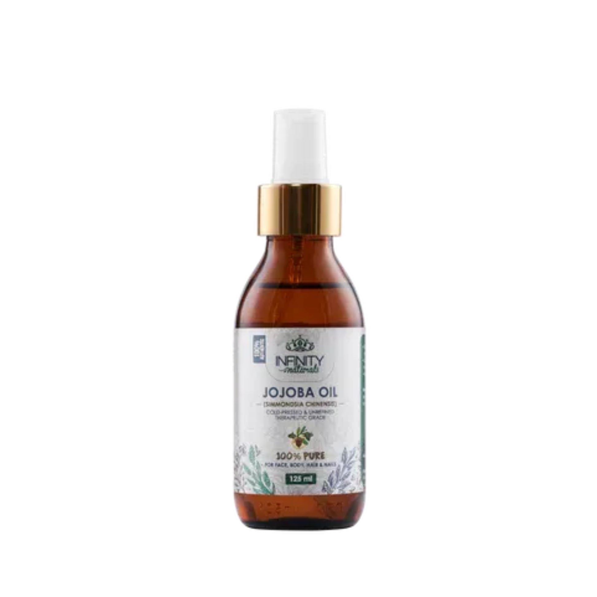 Infinity Jojoba Oil 125ml for skin and hair nourishment
