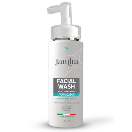 Jamira Facial Wash All Skin Types 200ml for gentle cleansing
