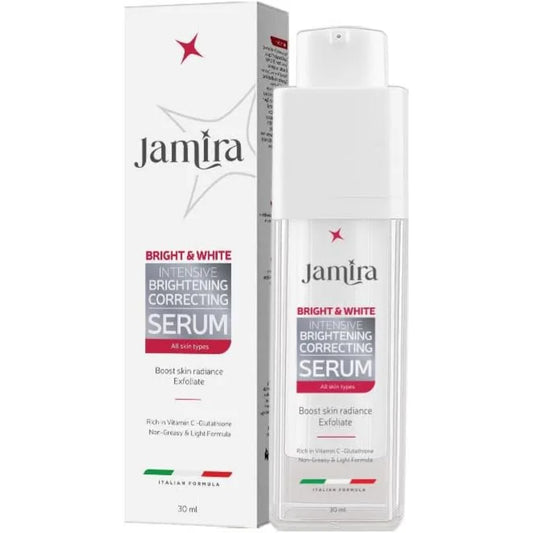 Jamira Bright & White Night Serum 30ml for overnight brightening
