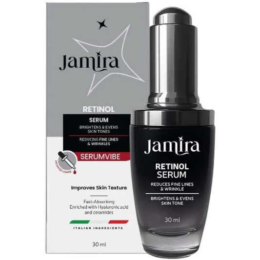 Jamira Serumvibe Retinol 0.2% 30ml for anti-aging

