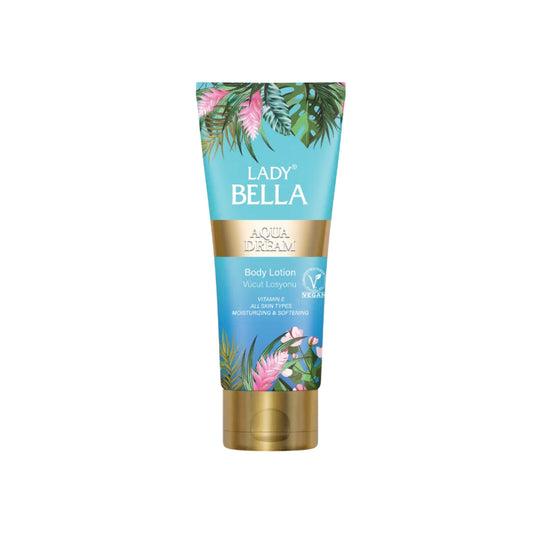 Lady Bella Body Lotion Aqua Dream 200ml for hydration
