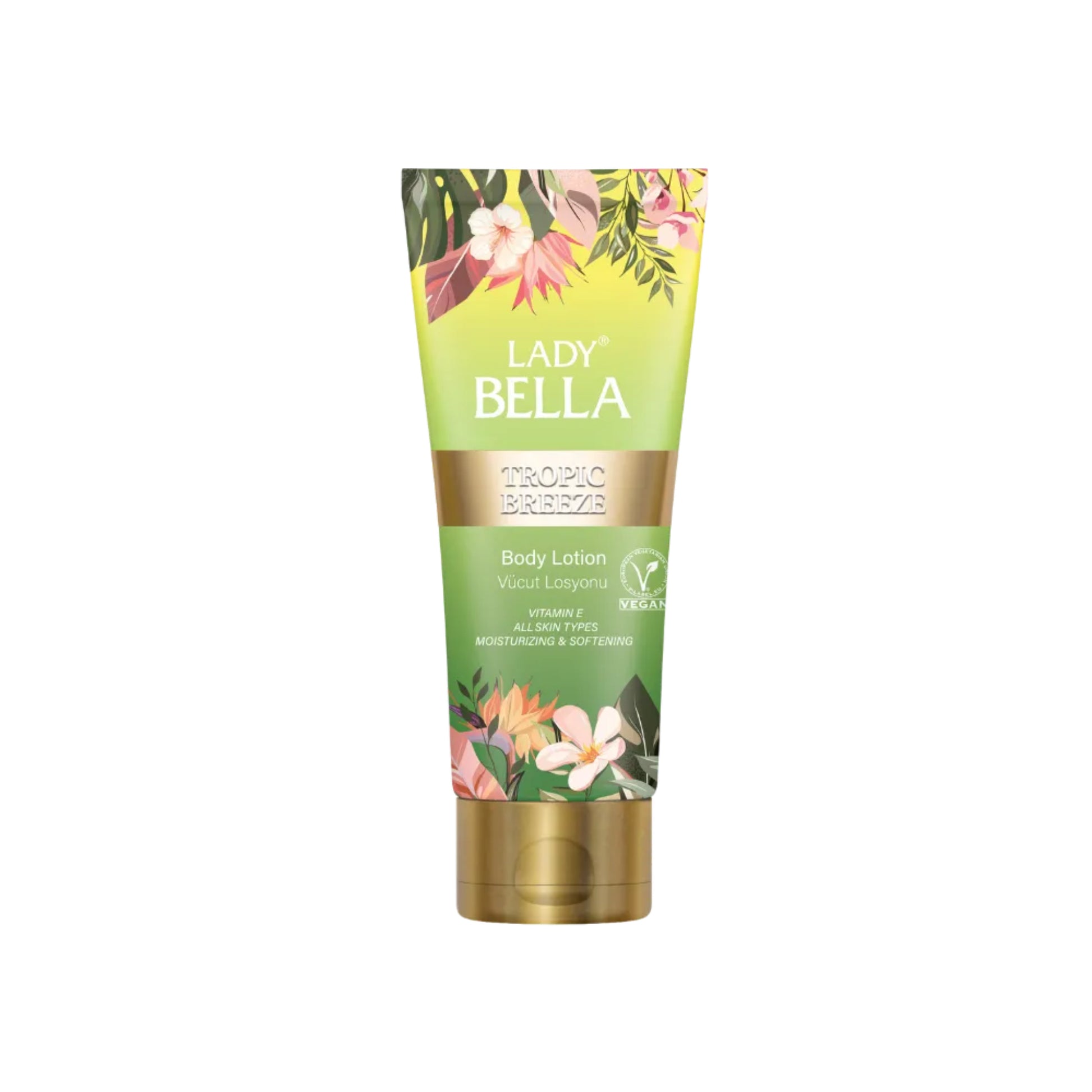 Lady Bella Body Lotion Tropic Breeze 200ml for hydration and nourishment

