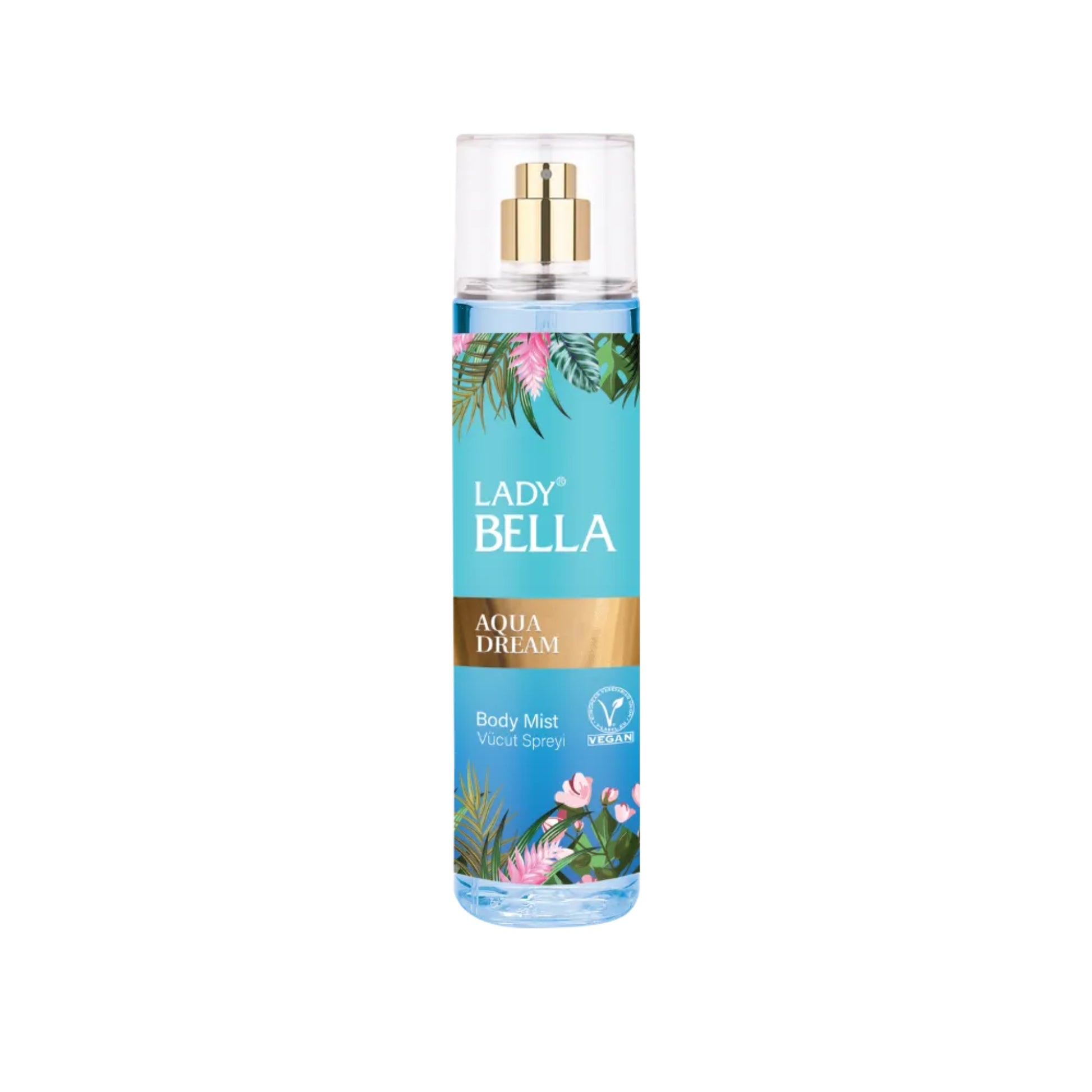 Lady Bella Body Mist Aqua Dream 200ml for refreshing fragrance
