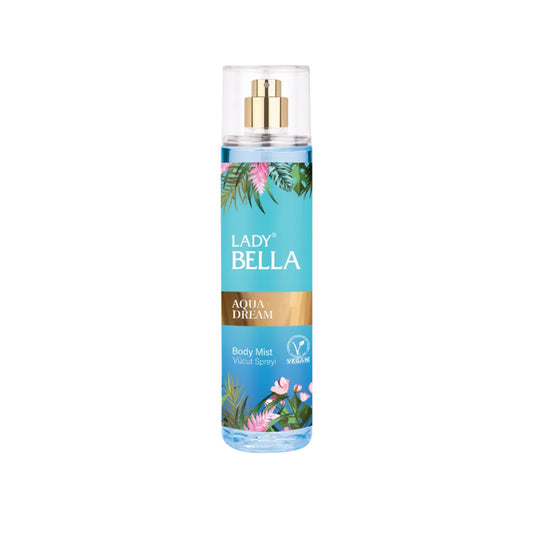 Lady Bella Body Mist Aqua Dream 200ml for refreshing fragrance
