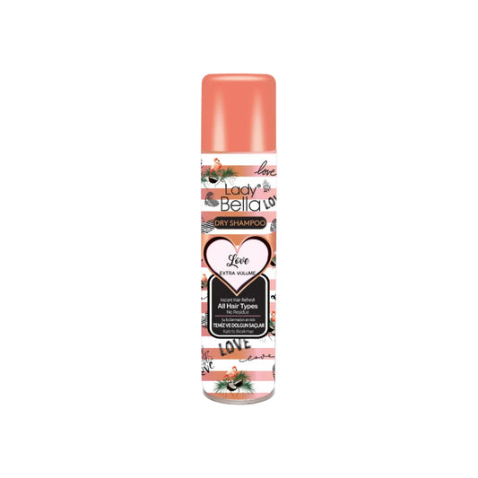 Lady Bella Dry Shampoo Love 200ml for hair refreshing