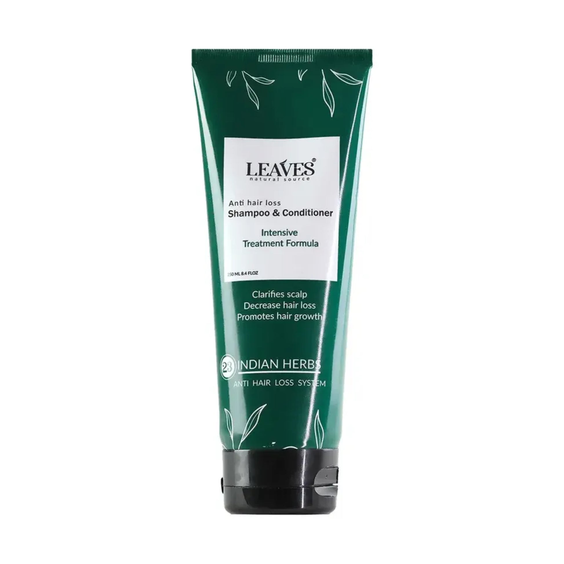 Leaves Anti-Hair Loss Shampoo and Conditioner 250ml for hair strengthening
