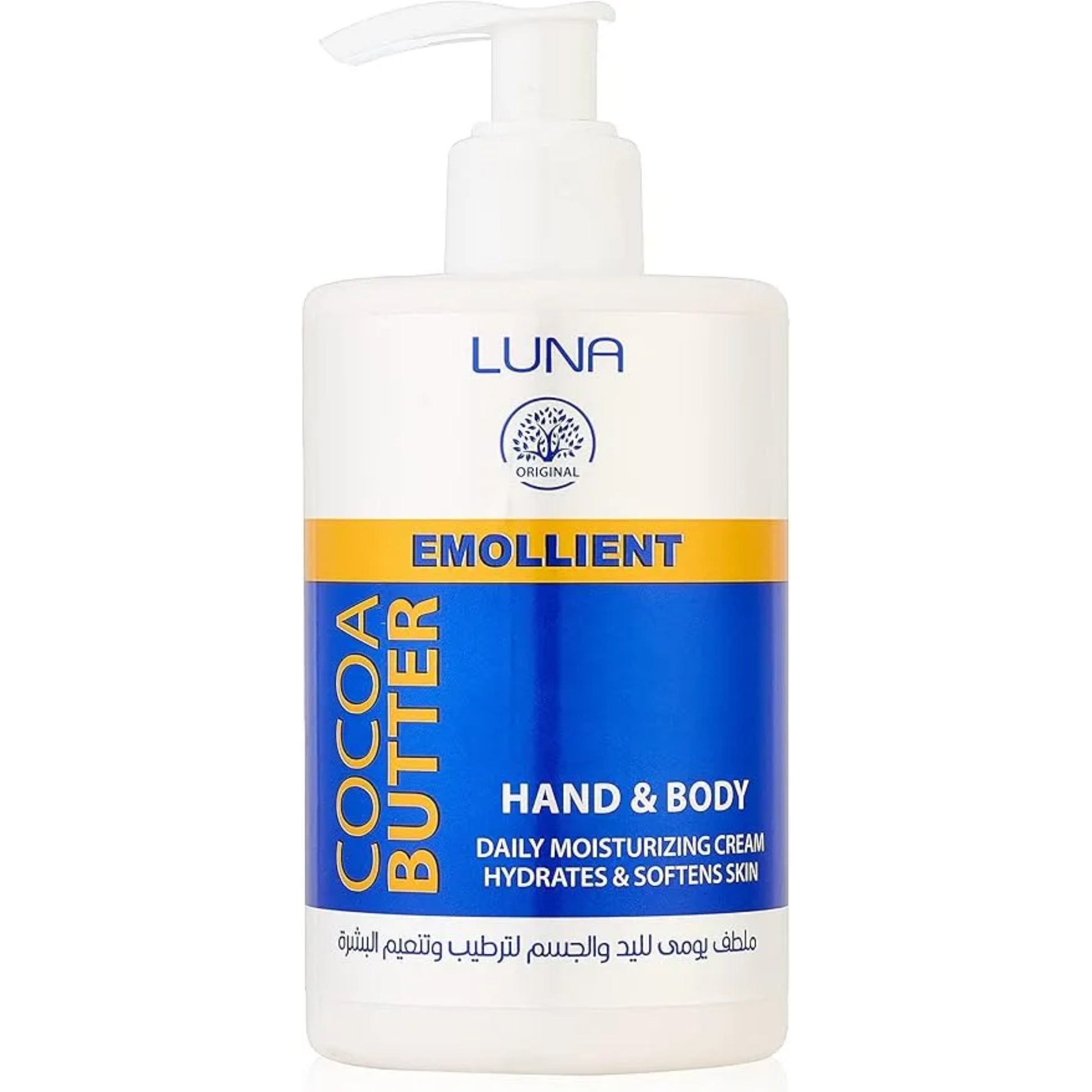 Luna Hand & Body Cream with Cocoa Butter 300gm for deep hydration
